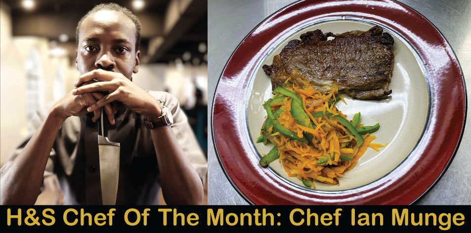 Ribeye Steak With Shredded Vegetables by Chef Ian Munge, H&S Chef Of The Month