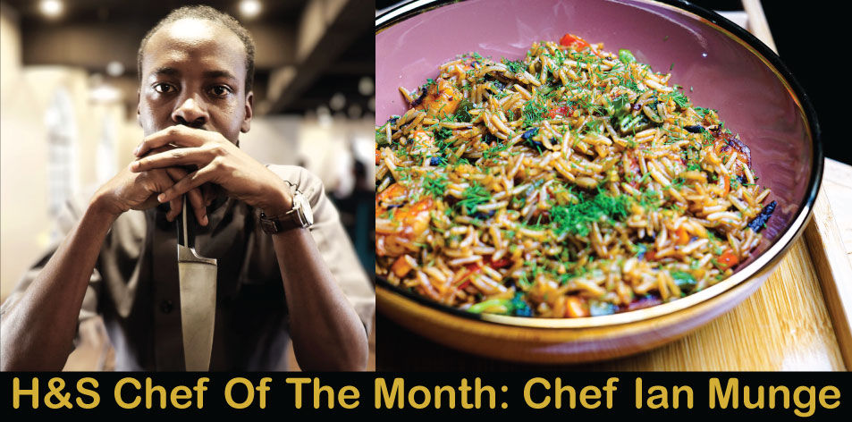 Shrimp & Vegetable Fried Rice by Chef Ian Munge, H&S Chef Of The Month