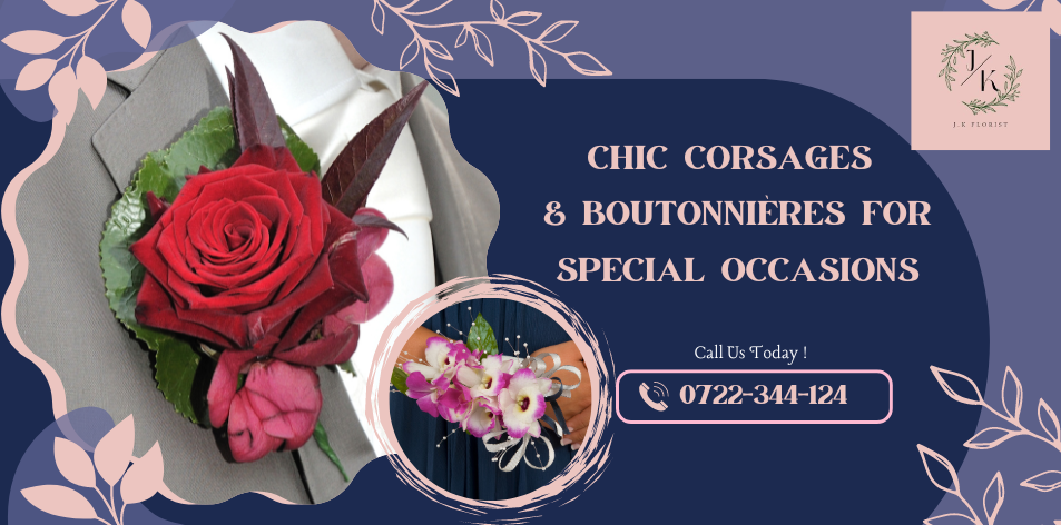 Chic Corsages & Boutonnières For Special Occasions by J.K. Florist