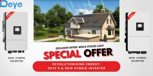 Revolutionising Energy- Deye 5 & 8kW Hybrid Inverter